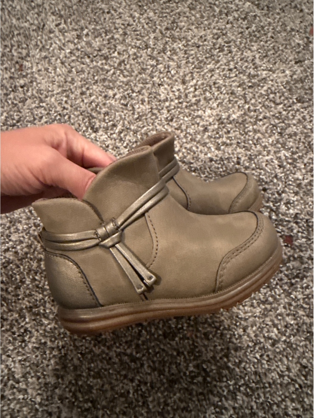 Stride Rite Shania Ankle Boots Size 6 Brown Toddler Girl Shoes